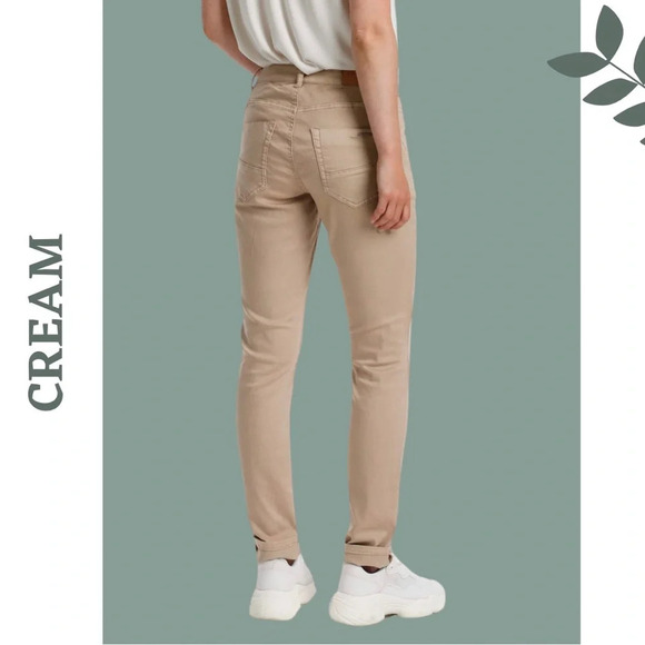 Cream Baily Regular Fit Cotton
TwillPant Exposed Button Detail Size
28 Tan - Picture 2 of 12